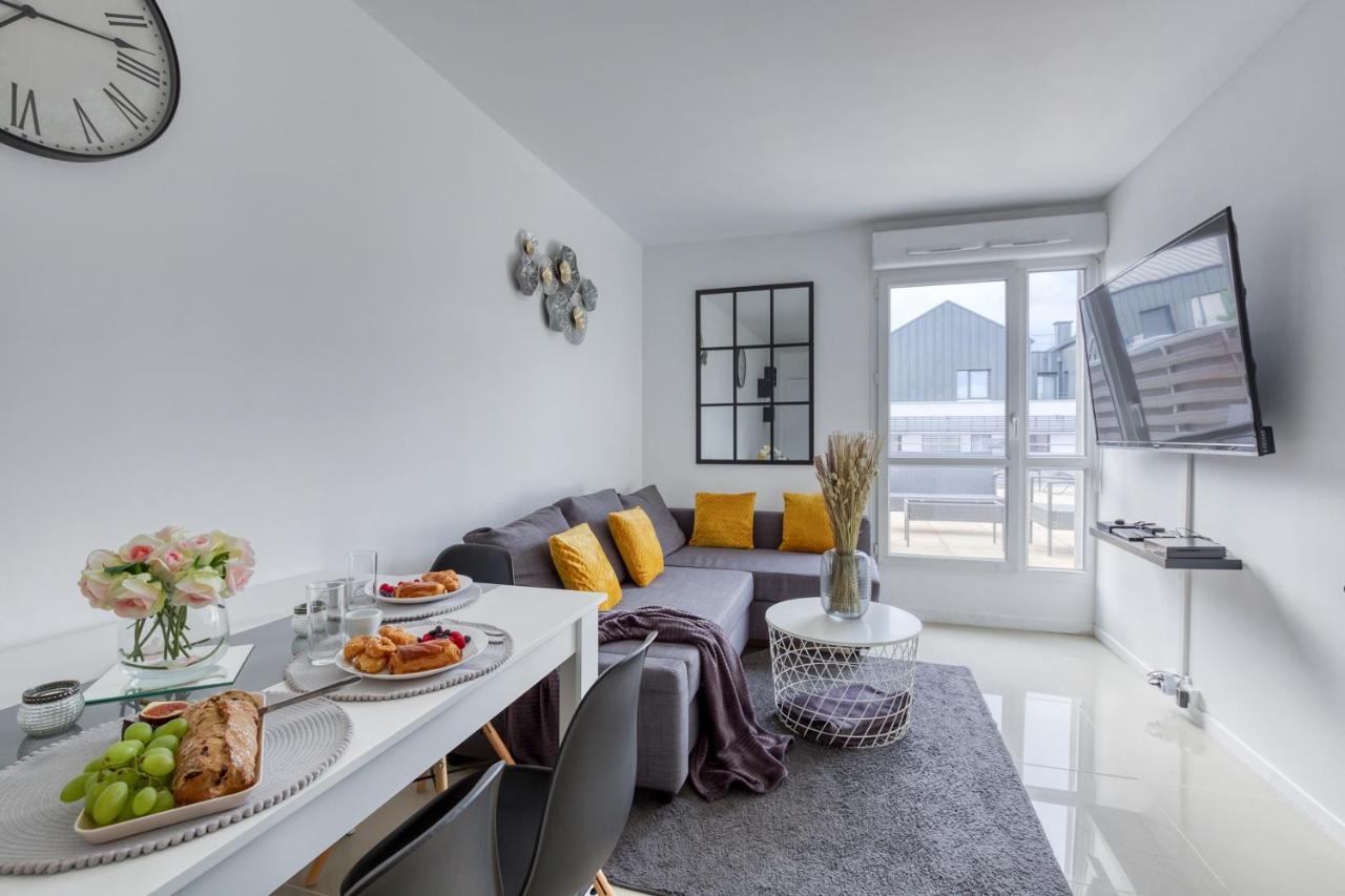 La Terrasse Disney/gare/centre A 3min Parking Free Apartment Montevrain