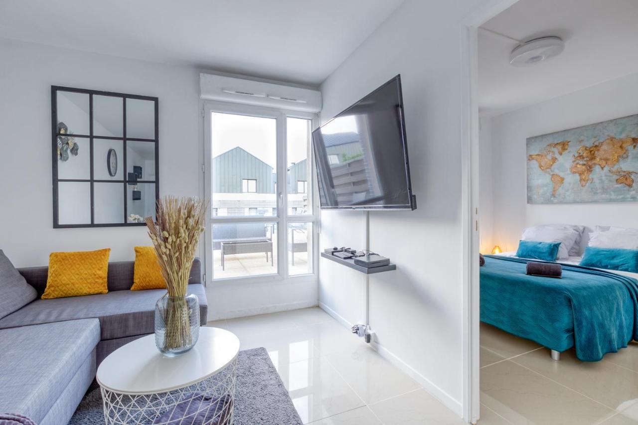 La Terrasse Disney/gare/centre A 3min Parking Free Apartment